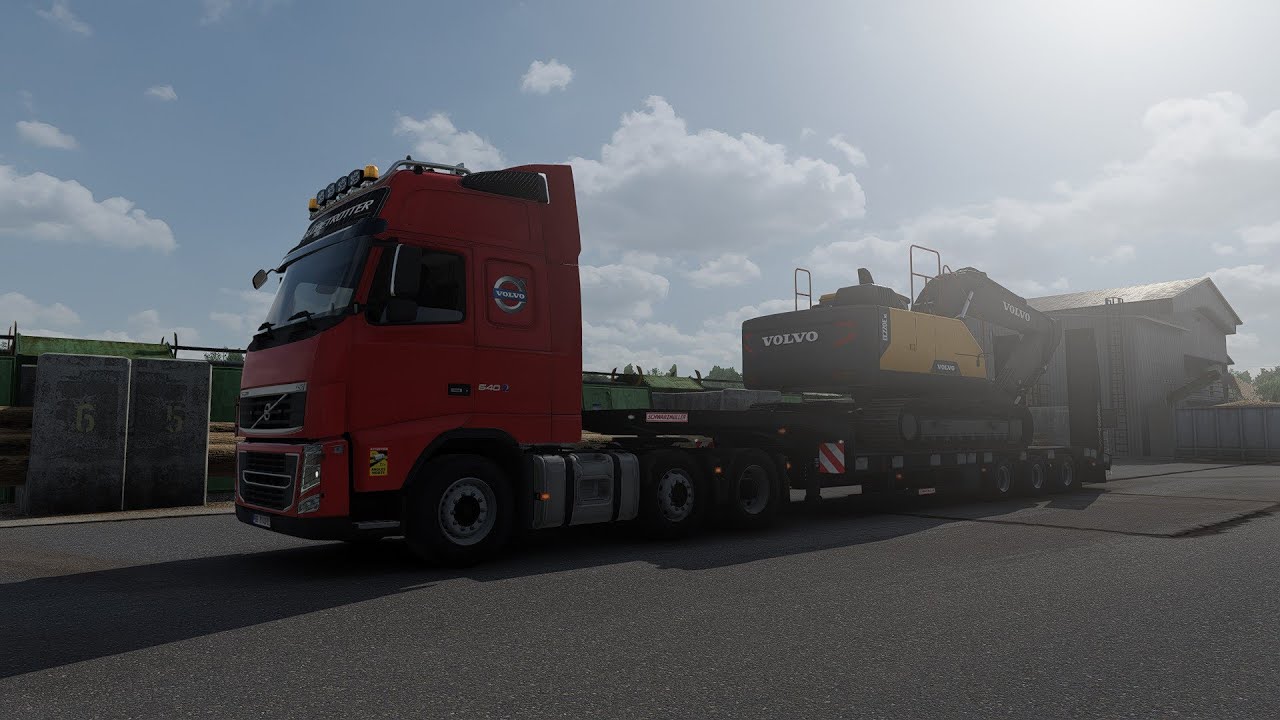Volvo FH16 Heavy Load Delivery | Beautiful Remote Roads | ETS2 PNG + SnowyMoon V2