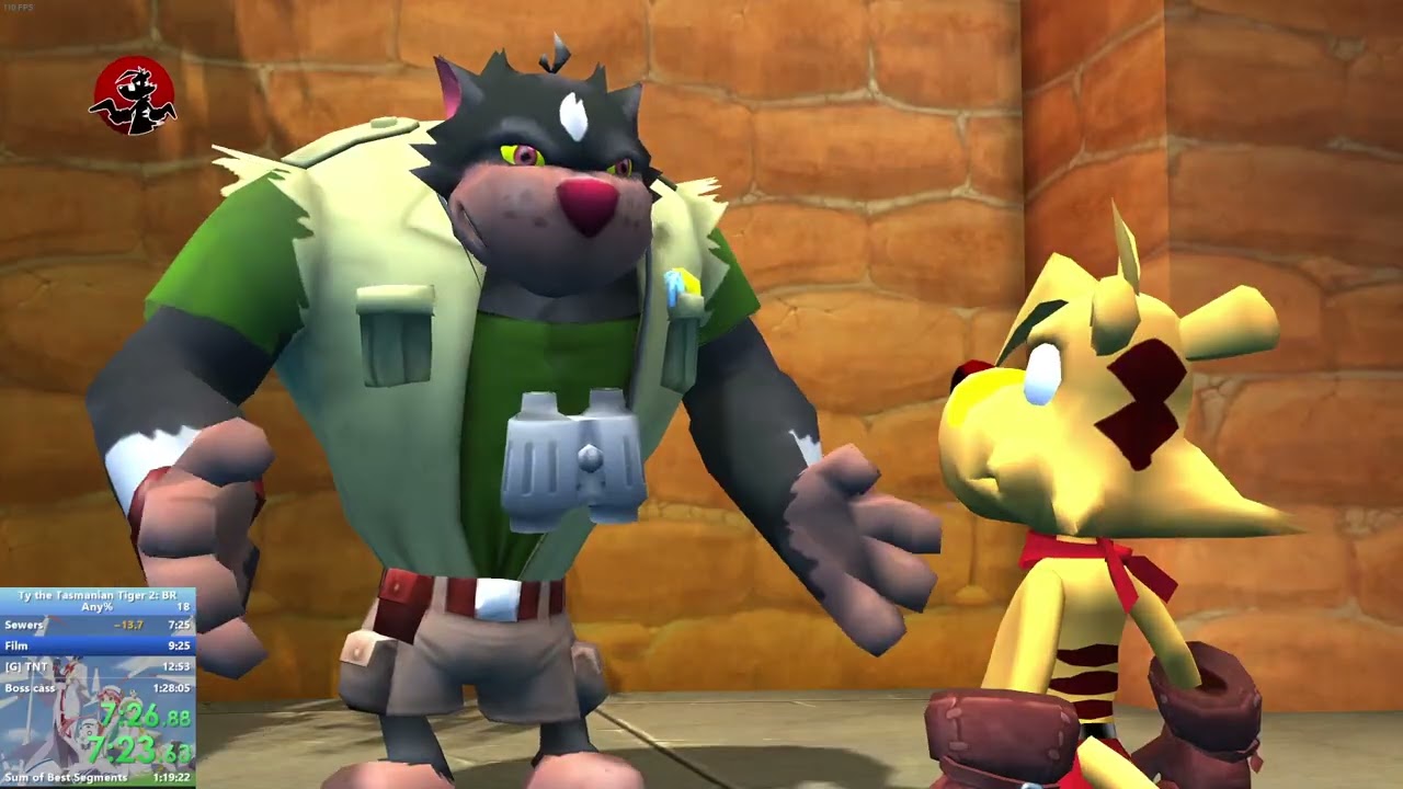 Ty the tasmanian tiger 2: Any% 1:19:03