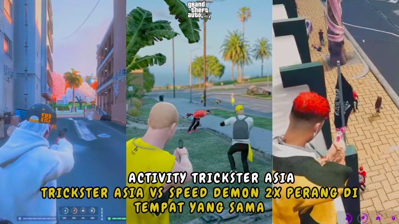 TRICKSTER ASIA VS SPEED DEMON - GTA 5 ROLEPLAY