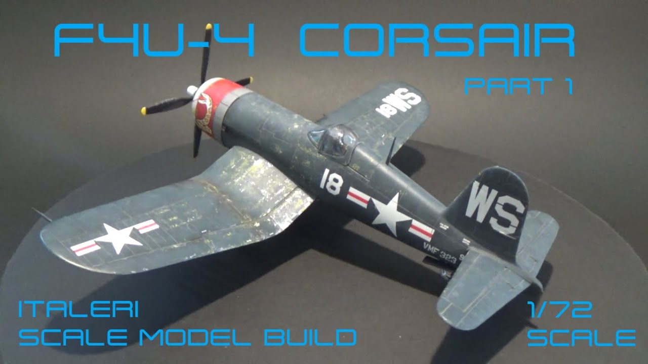 F4U-4 CORSAIR, Italeri Scale model build