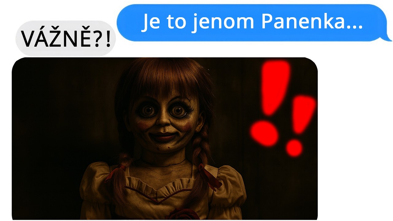 Přidali panenku do skupiny... a ona odpověděla 😨💬 (Annabelle Příběh)