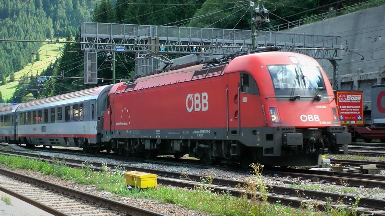 Trains at Brenner/Brennero on the 11th of August 2019 / Vonatok a Brenner-Hágónál