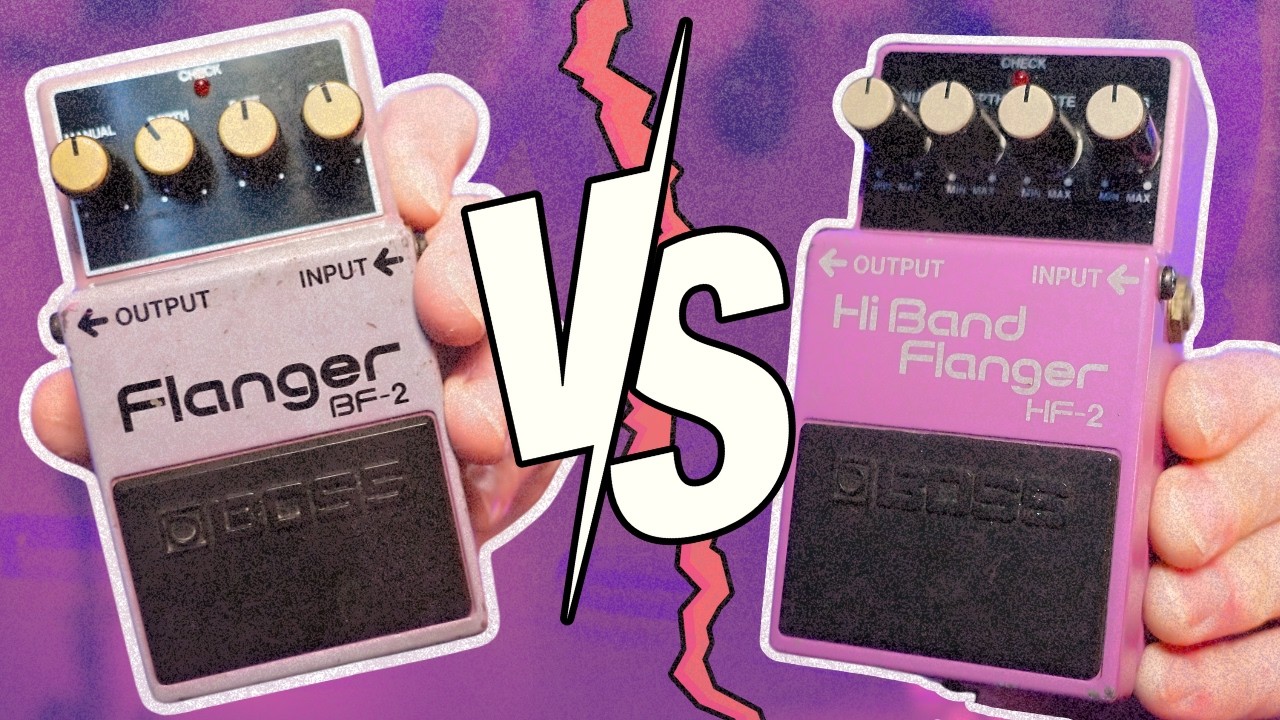 THESE Are The Best Flanger Pedals Boss Ever Made! BF-2 vs HF-2 Hi Band Flanger (WITH DEMOS!)