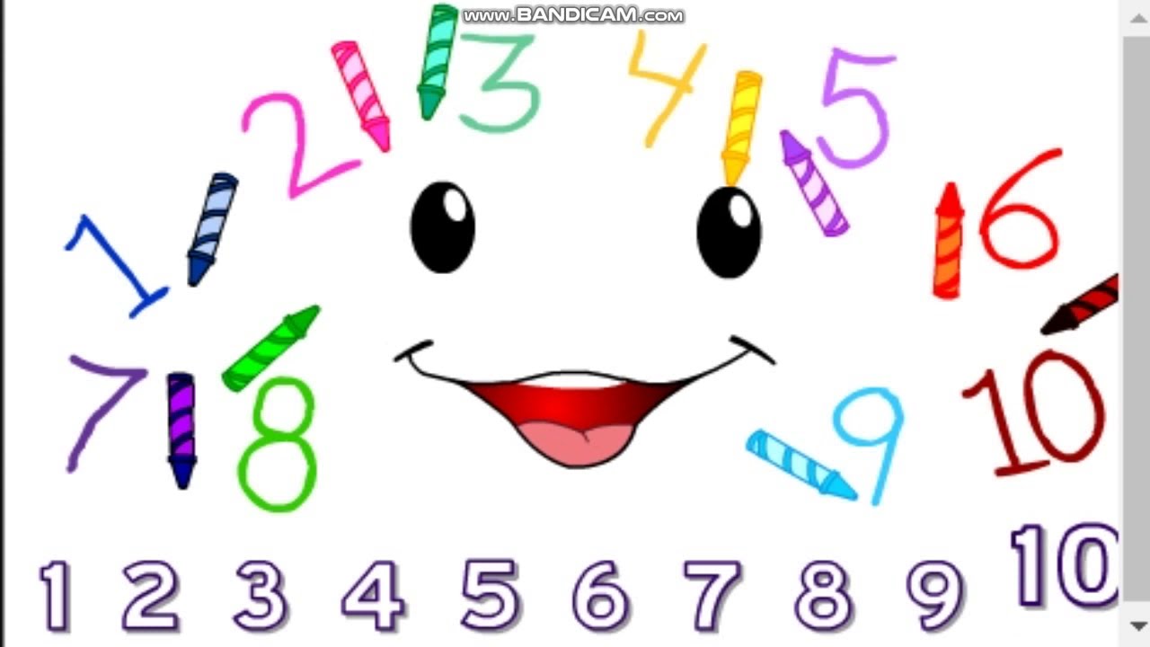 Face's Numbers Game (UK) - Crayons