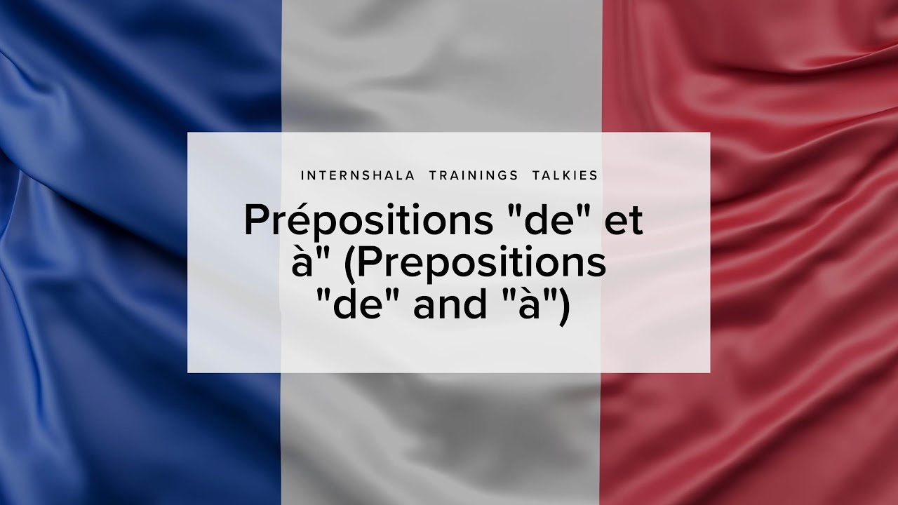 Prépositions 