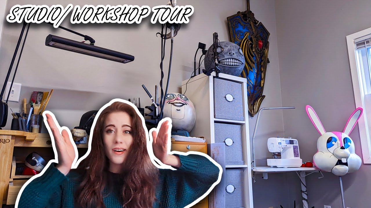 Come take a tour of my NEW Cosplay Studio/Workshop! 2023