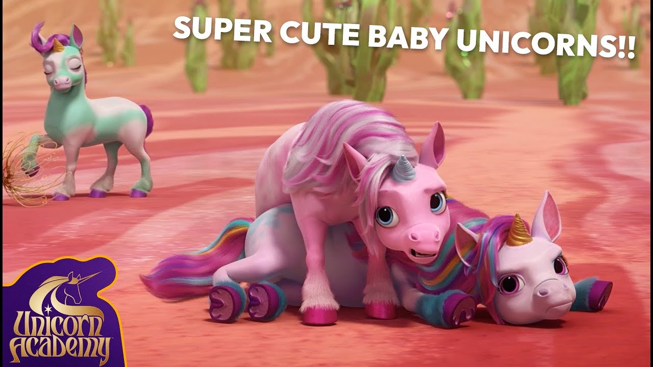 The MOST ADORABLE BABY UNICORNS! | Unicorn Academy | Cartoons for Kids