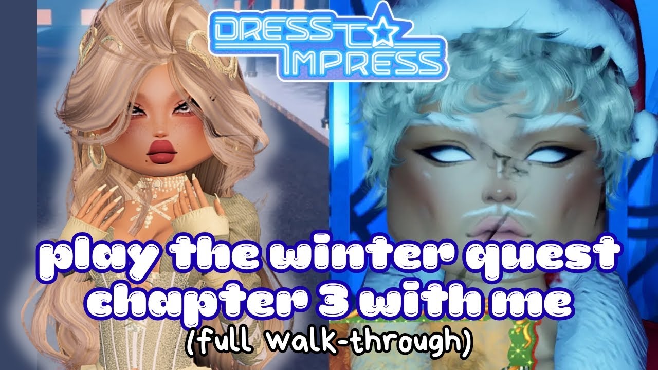 ♥play through the dti winter quest chapter 3 with me♥