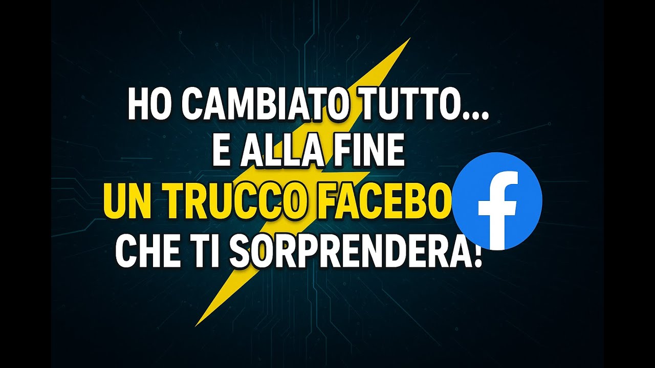 👉  Facebook!” cosa d far asolutamnte .....