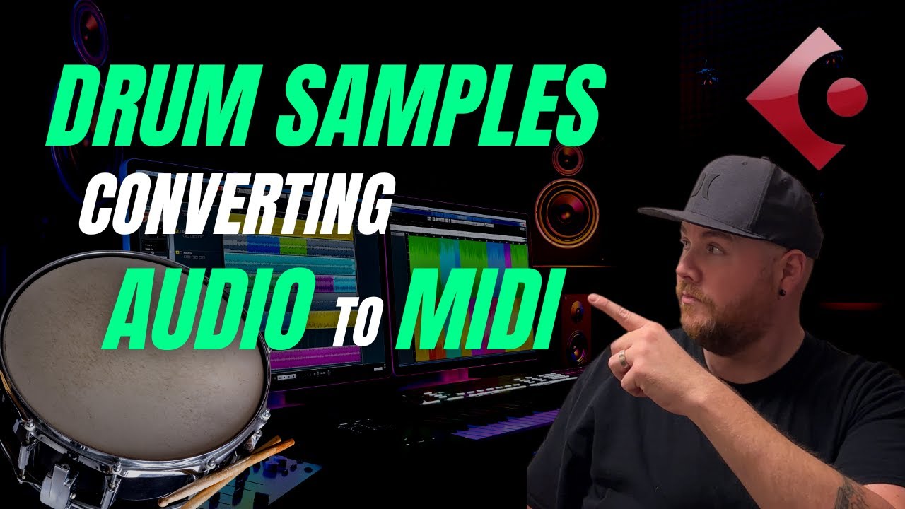 Сэмплы ударных — преобразование аудио в MIDI в Cubase Pro