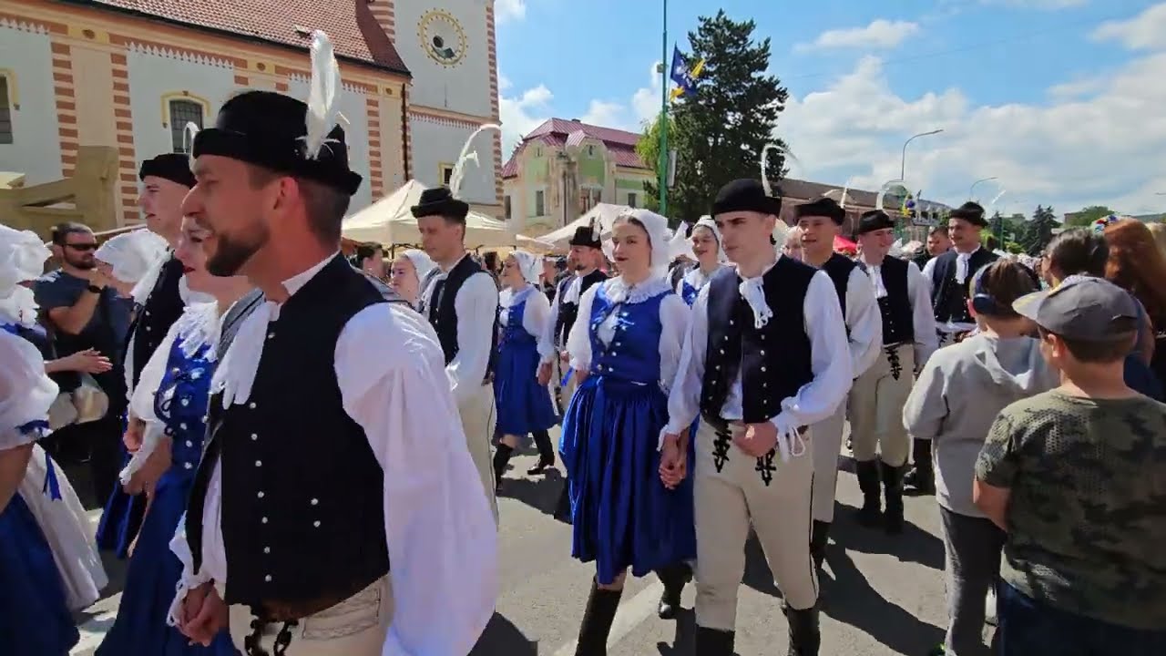 MFF Myjava 2023 - Sprievod mestom - FS Kopaničiar z Myjavy