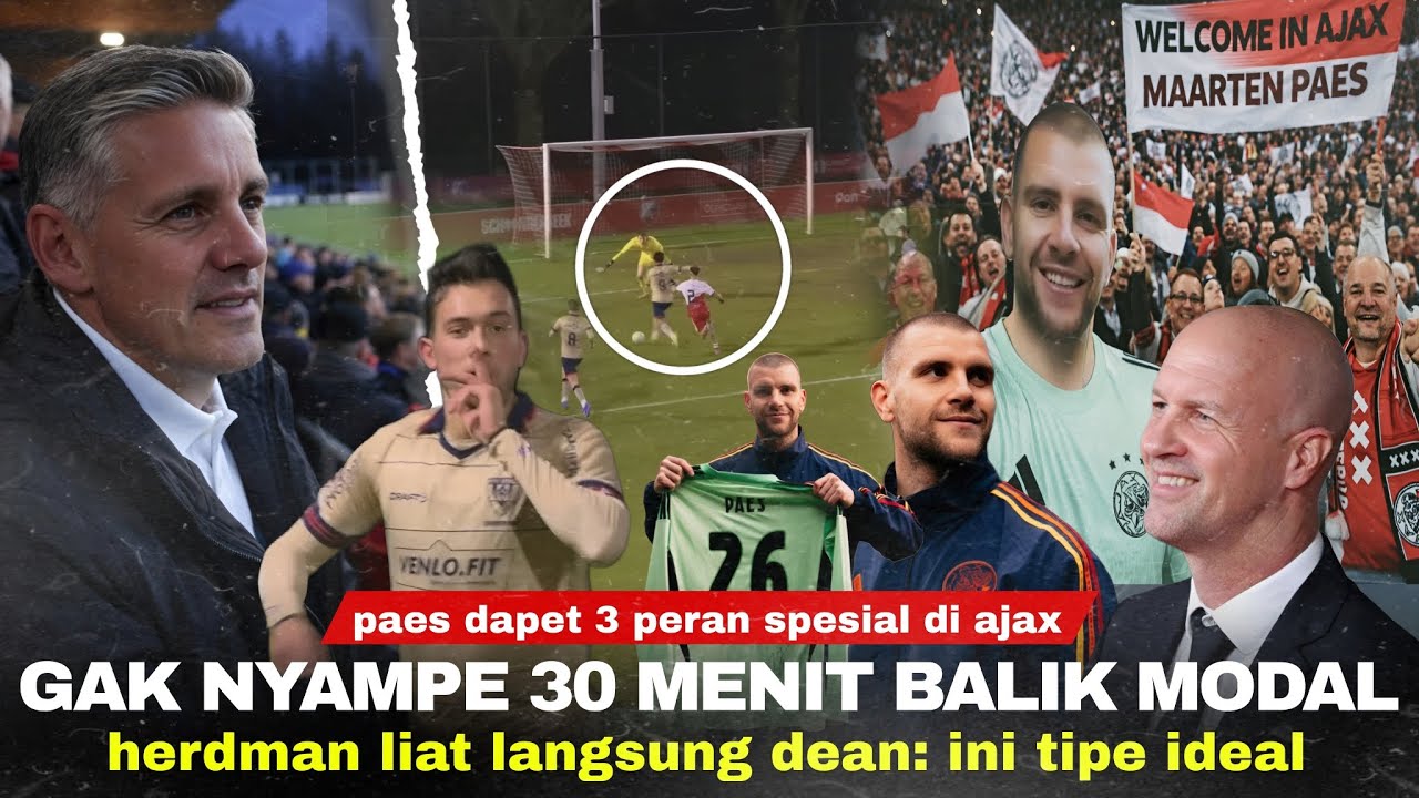 Belum Debut Udah Rekor, Ajax Kasih 3 Peran Spesial ke Paes: Aksi Zandbergen Buat Herdman Yakin 1 Hal