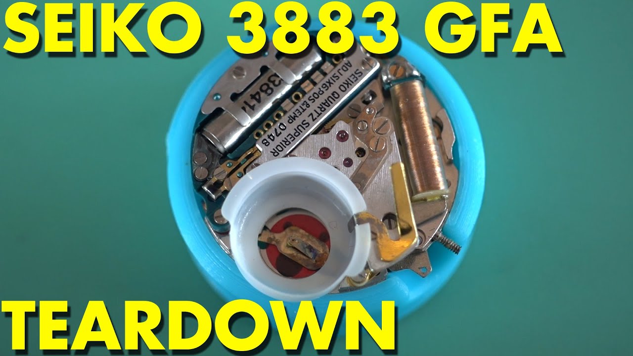[TECH] SEIKO Quartz GFA/SUPERIOR Teardown