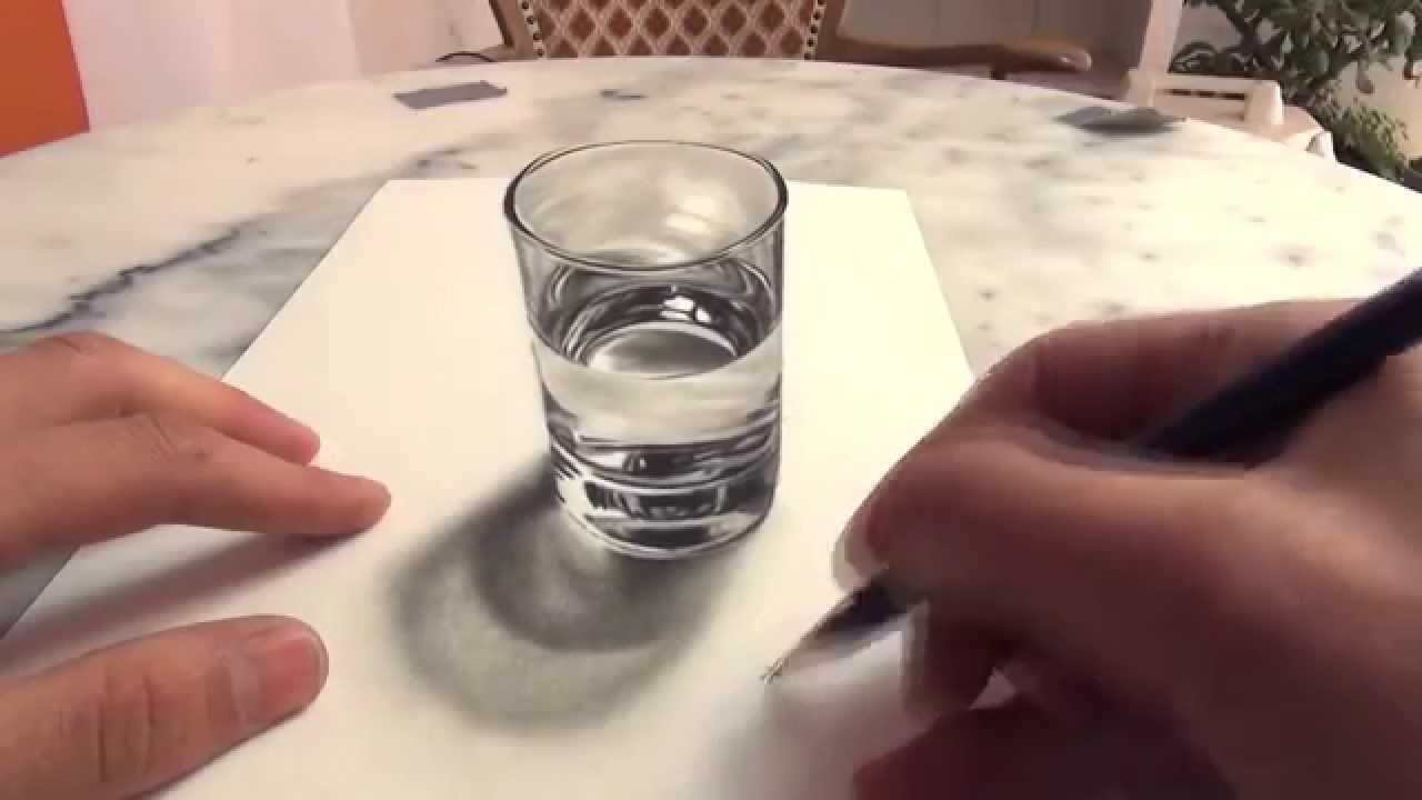３Dトリックアートの書き方☆凄い！