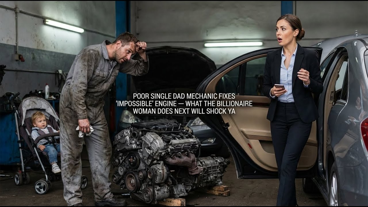 Single Father Mechanic Defies Odds  What This Billionaire Woman Did Next Will Shock You