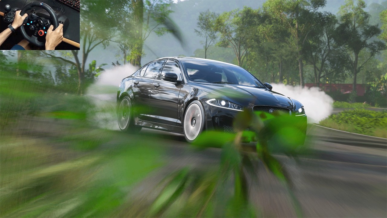 905HP Jaguar XFR-S — Supercharged Sedan Slayer! | Forza Horizon 5 Logitech G29 Wheel Gameplay