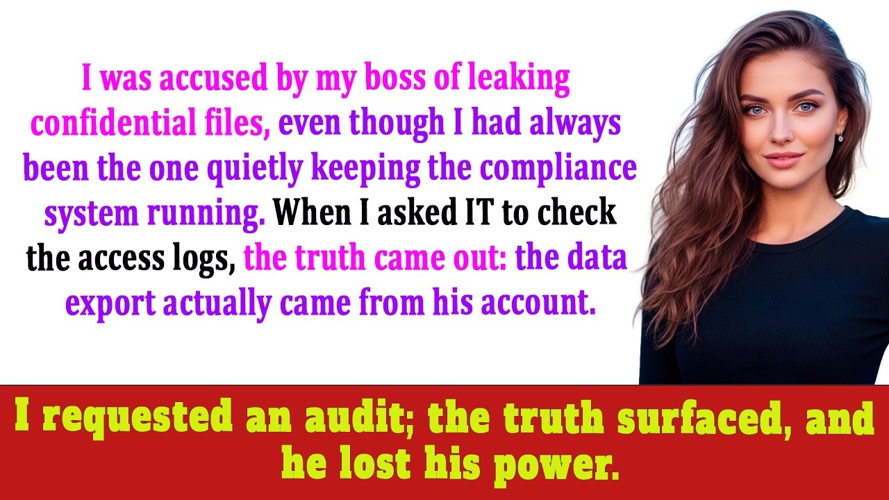 My Boss Accused Me of Leaking Confidential Files — So I Asked IT to Check the Security Logs