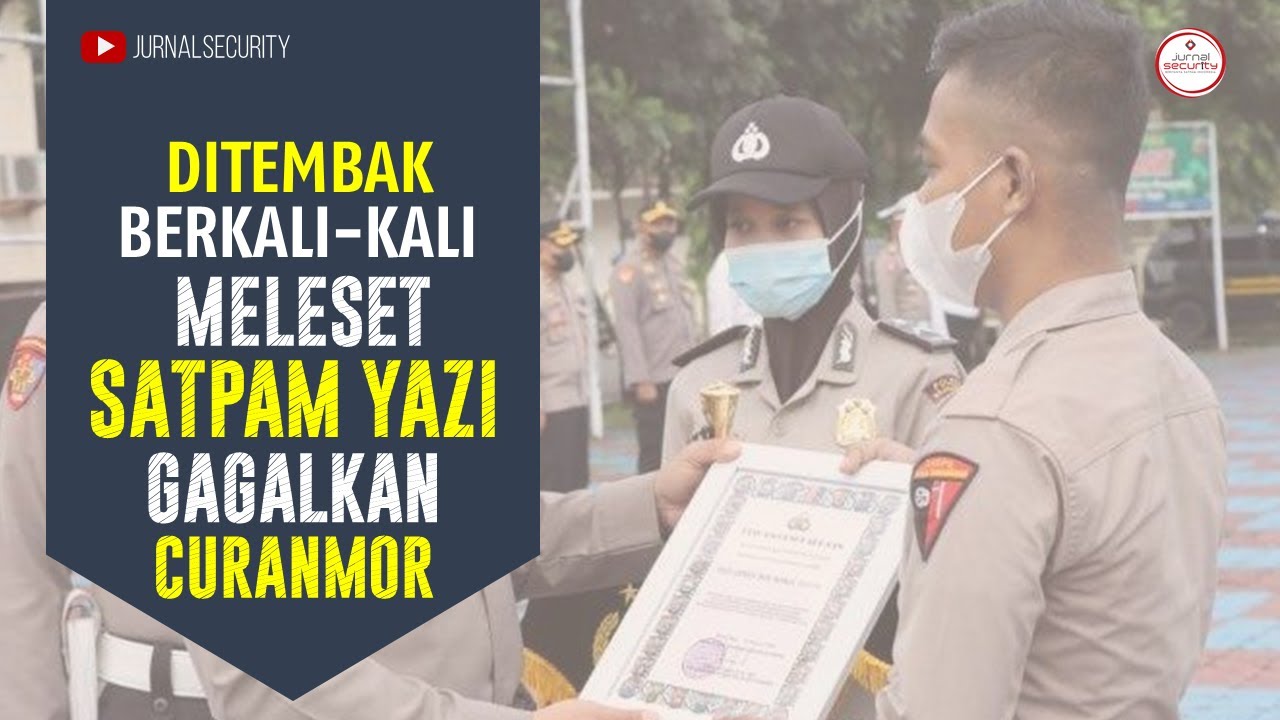 Ditembak Berkali-kali Meleset, Satpam Yazi Gagalkan Pencuri Motor