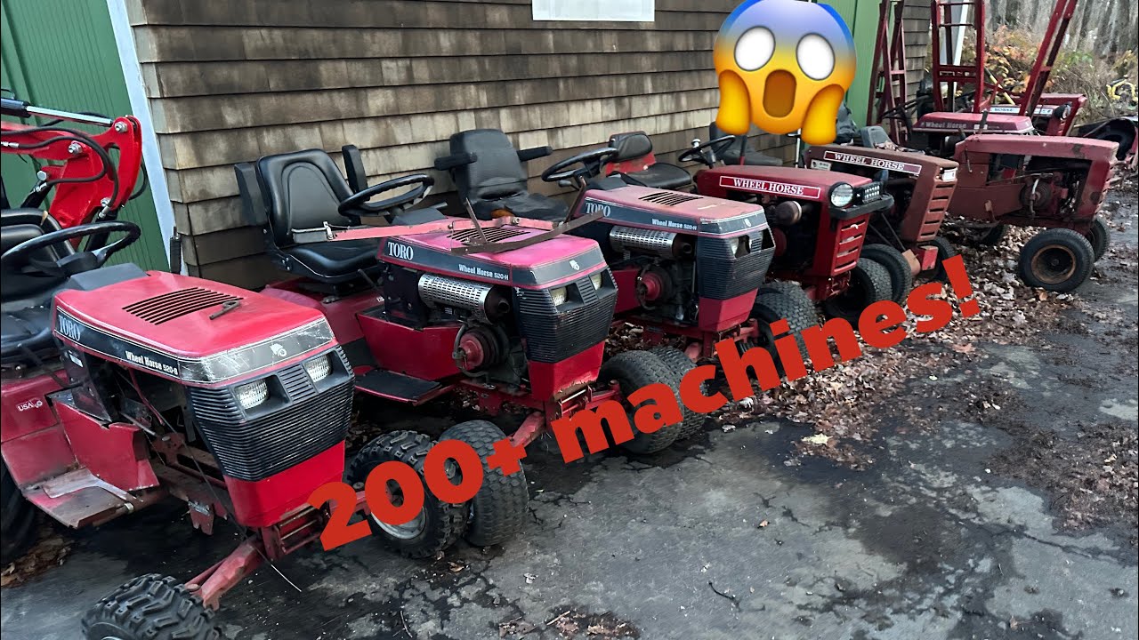 Fall 2024 Lawn and Garden Tractor Salvage Yard Walk Through!