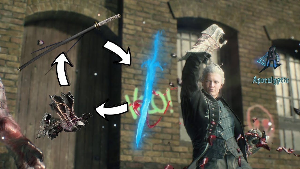 Finding out Vergil has other weapons | Devil May Cry V
