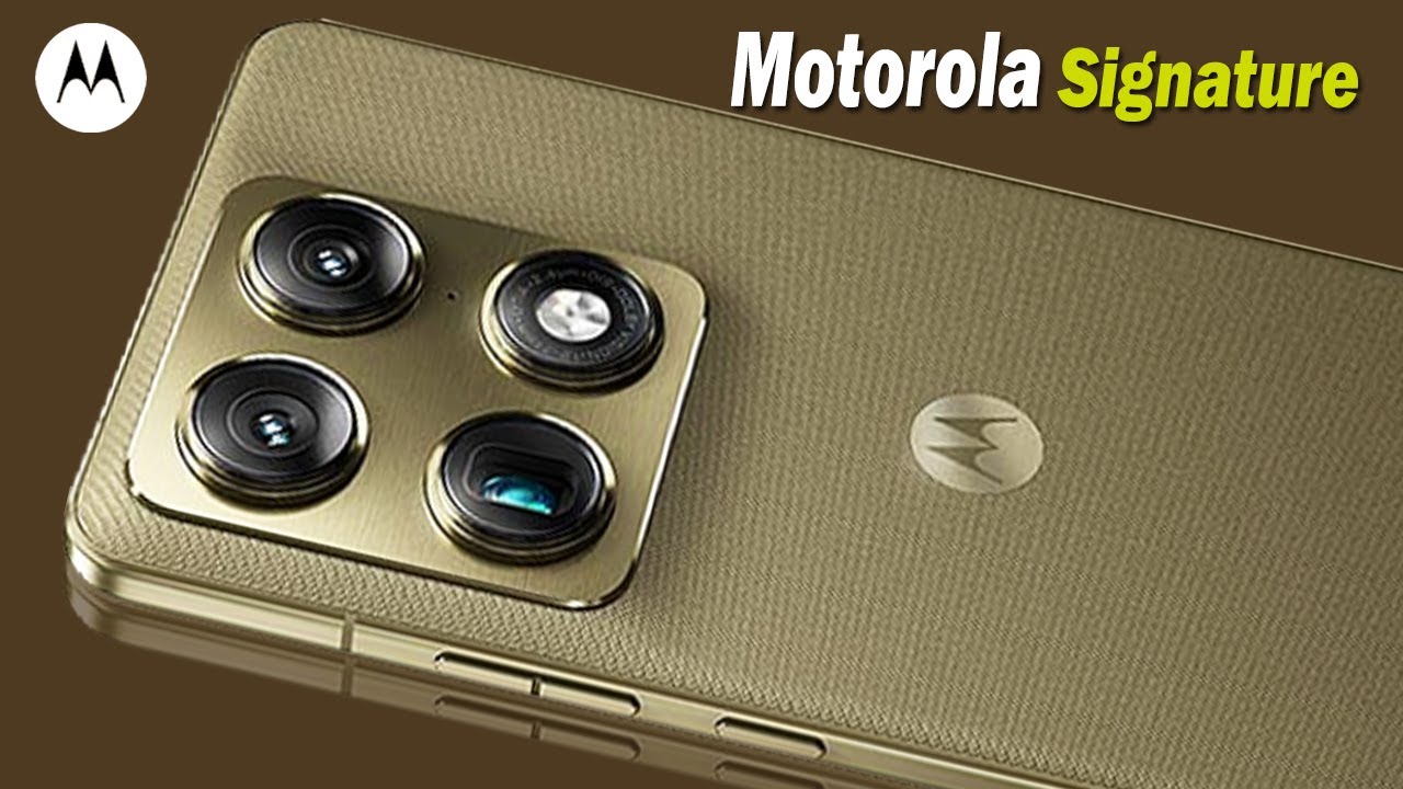 Motorola Signature  First Look – New Design + Power Packed!