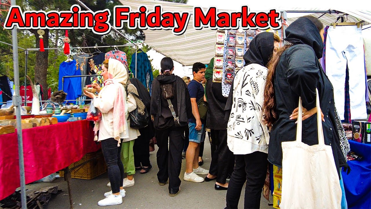 IRAN 2024 - Walking tour on Amazing Friday Market in Tehran capital