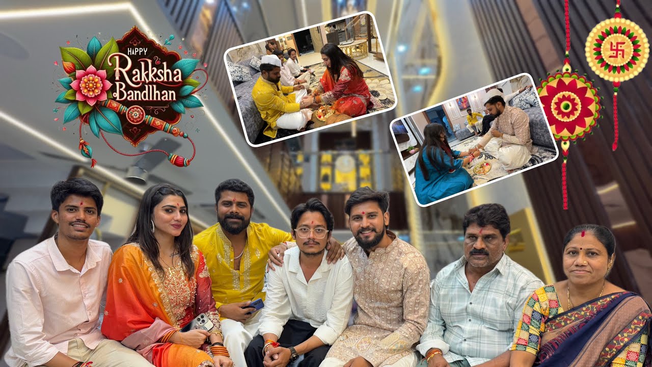 Raksha Bandhan vlog 🥳🍫(Family vlog) 