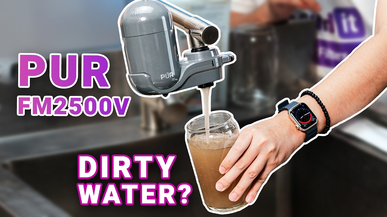 PUR PLUS Faucet Water Filter FM2500V Makes DIRTY Water CLEAN