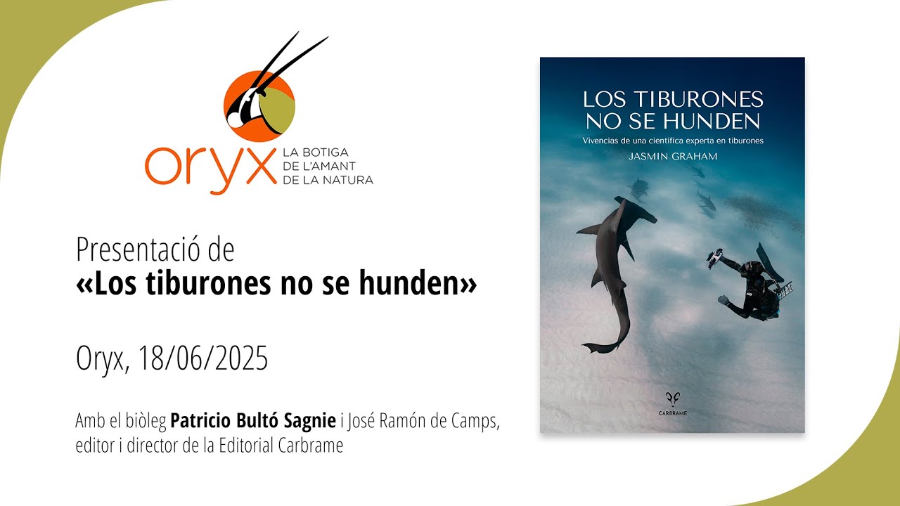 Presentació a Oryx de «Los tiburones no se hunden» 18/06/2025