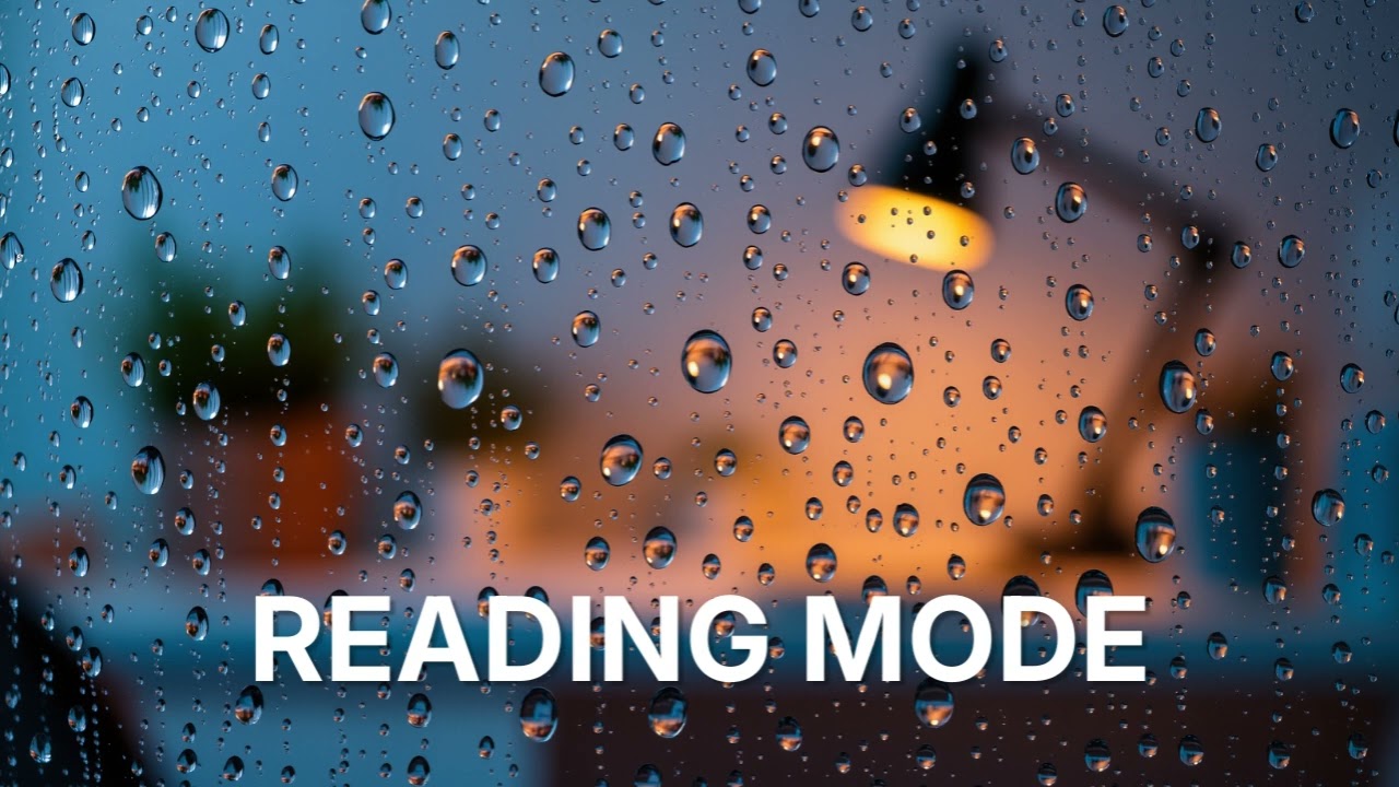 Rainy Night LoFi 🌧️ Reading Focus | 1 Hour Quiet Night