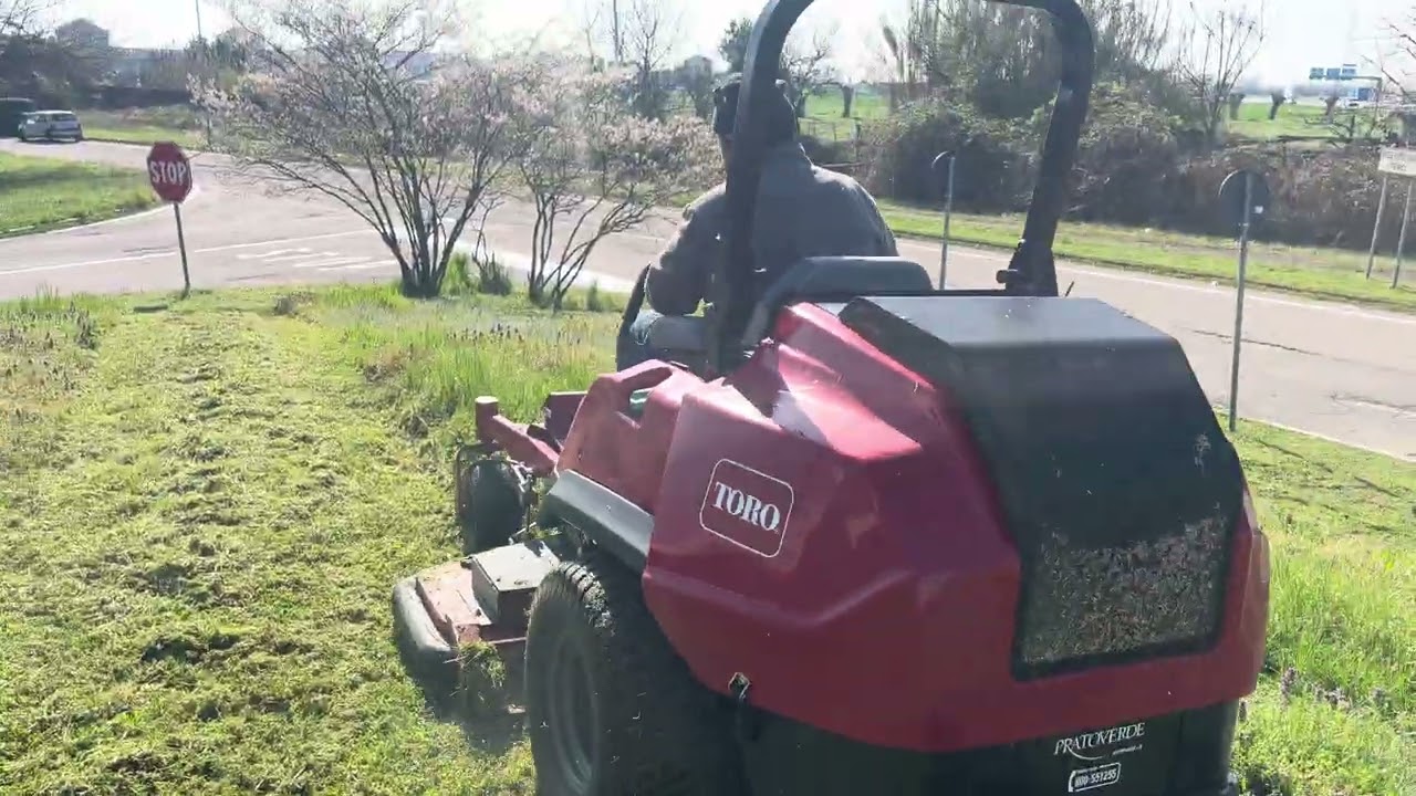 Toro Z7500, prova in pendenza 