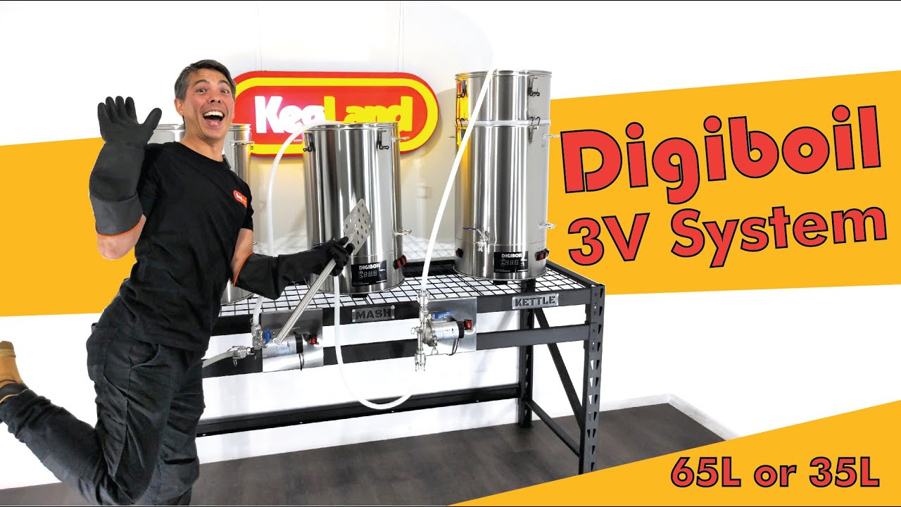 Digiboil 3V Nano System - RIMS or Herms - Easy to Build, Clean and Use