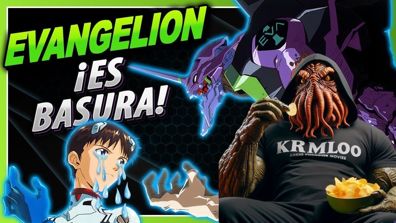 CthulhuTv Reacciona EVANGELION ES BASURA l el anime para 