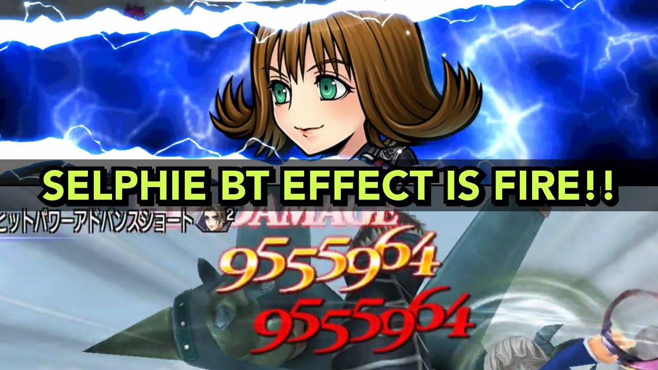 Selphie's Additional Dmg Is FIRE!!! | Selphie FR BT+ Showcase! [DFFOO JP]