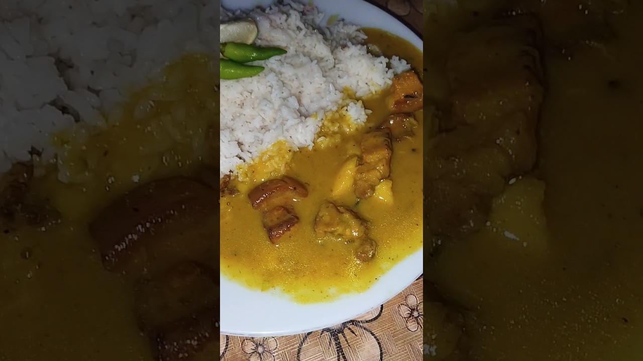 Taro and pork curry!!!!! #foodshorts  #cooking #ytshorts