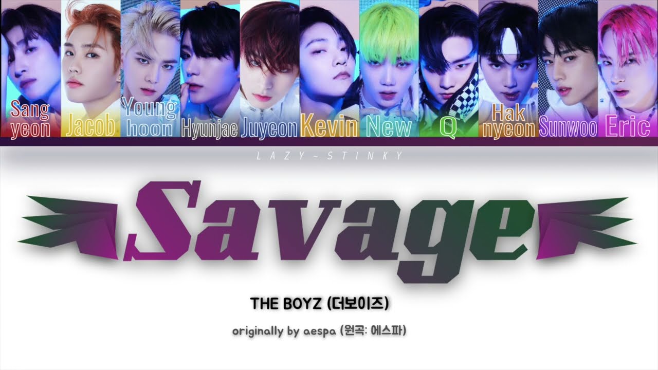 How would THE BOYZ sing aespa's 
