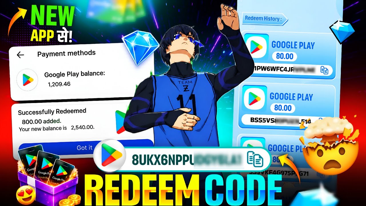 FREE REDEEM CODE | FREE REDEEM CODE APP | FREE GOOGLE PLAY REDEEM CODE APP | REDEEM CODE APP 2026