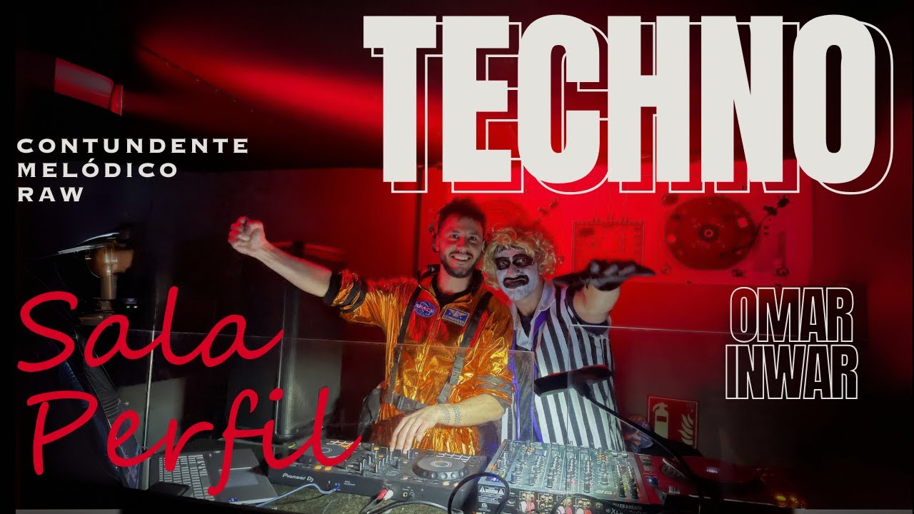 🎭 Melodic Techno, Contundente & Raw MIX | Omar Inwar @ Sala Perfil 4 (Astorga) - Carnival warm-up👨‍🚀