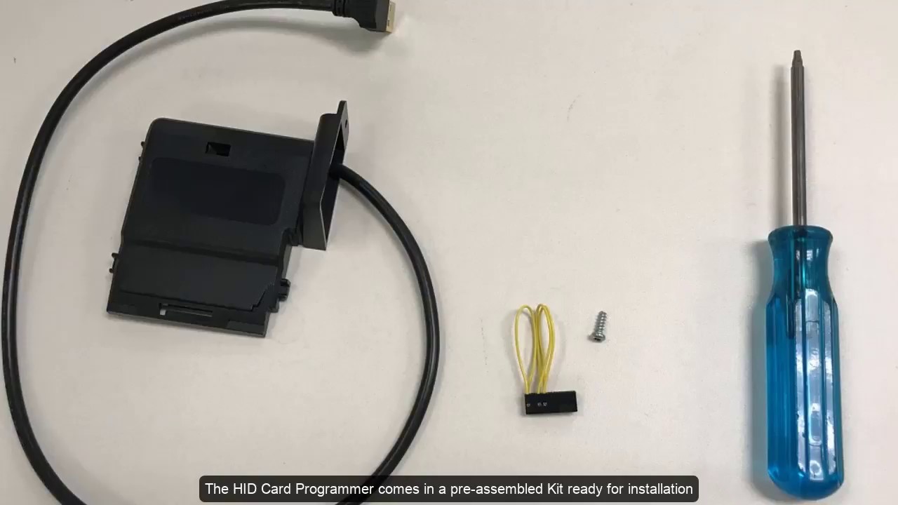 FARGO HDP6600 How to Install the HID Card Programmer