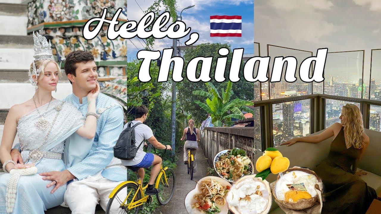 4 дня в Бангкоке! THAILAND TRAVEL VLOG 2024: выпуск для медового месяца! 🌴