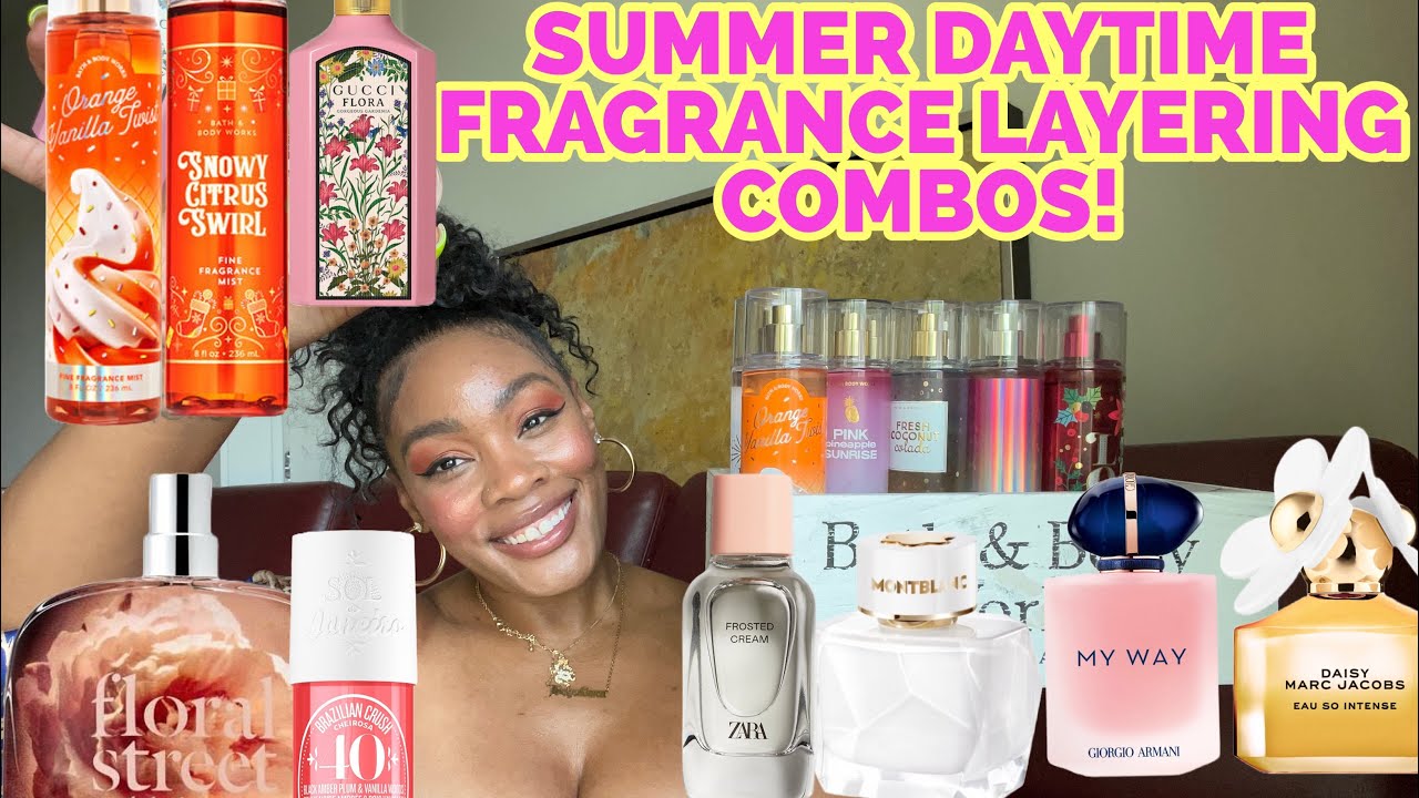 PART 2: SUMMER DAYS FRAGRANCE LAYERING COMBOS! BATH & BODY WORKS, DESIGNER PERFUMES, AND CHEAPIES!