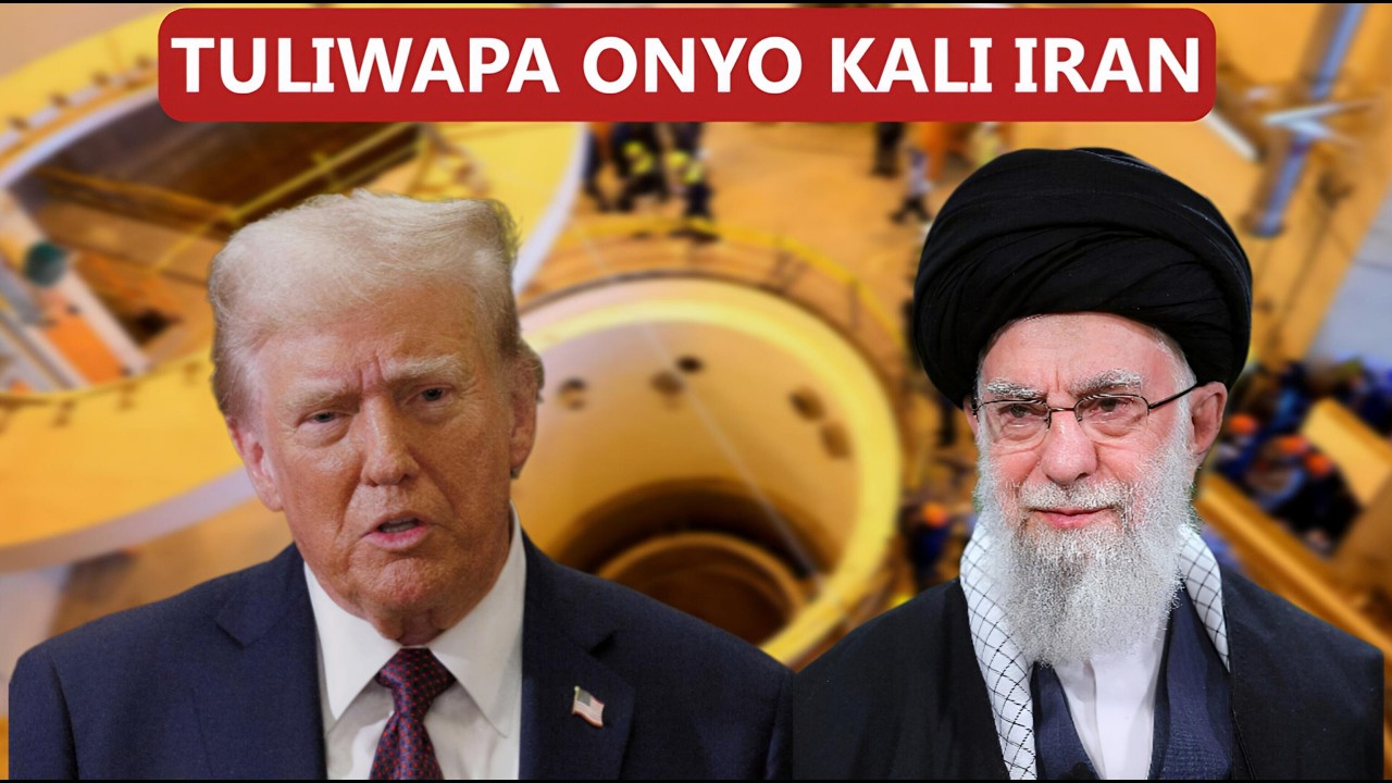 TRUMP: "IRAN ILITAKA KUANZISHA KINU KIPYA CHA NYUKLIA LAKINI TULIWAPA ONYO KALI"