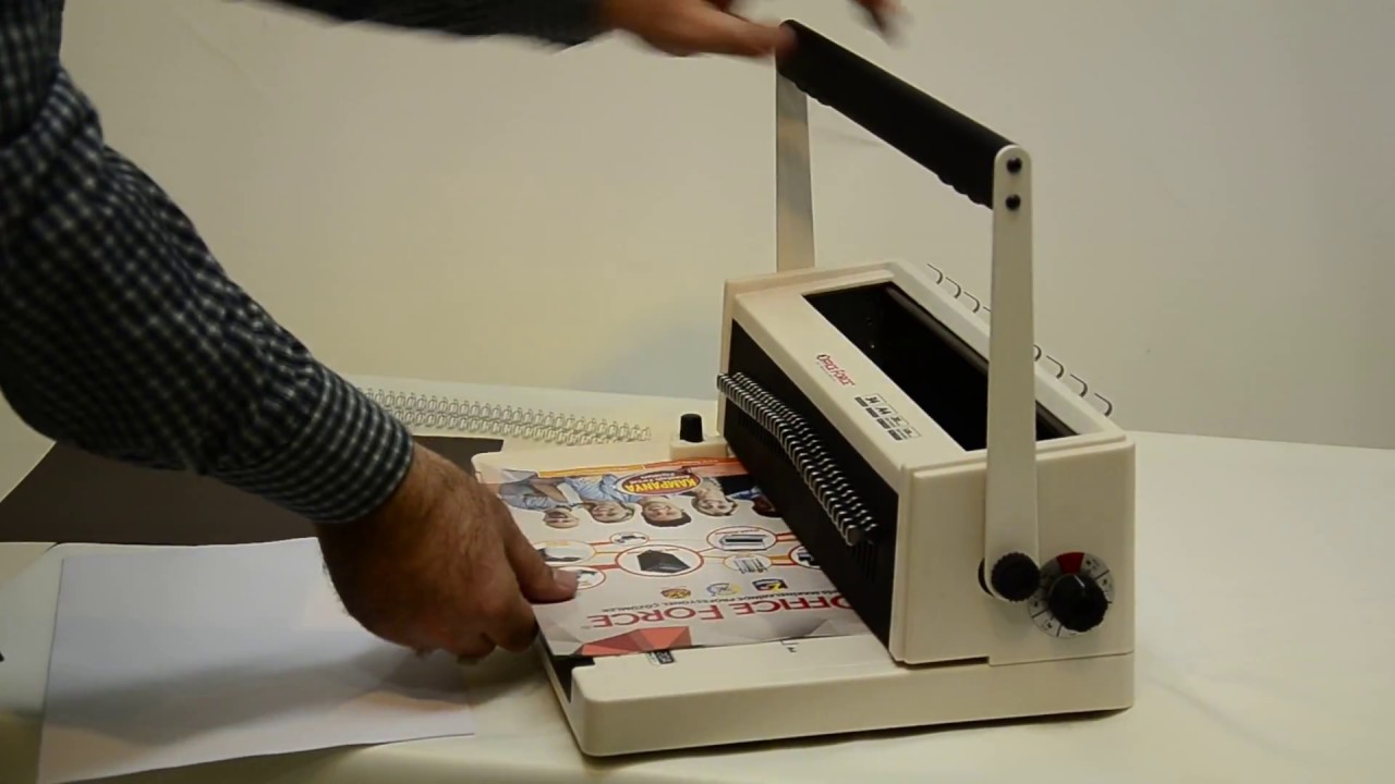 OFFICE FORCE W 20A Tel Spiral Cilt Makinası