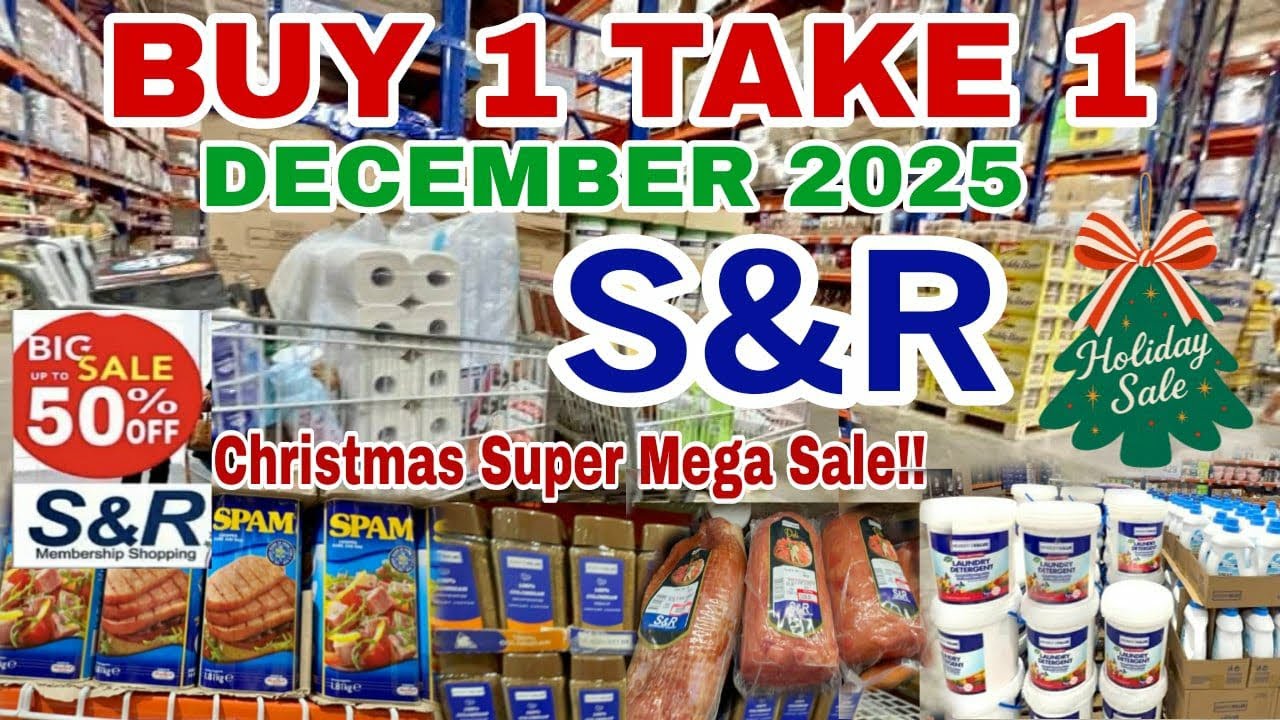 S&R 🇵🇭DECEMBER 2025 | BIGGEST SALE! | BUY 1 TAKE 1| SHOPPING AND TOUR | 