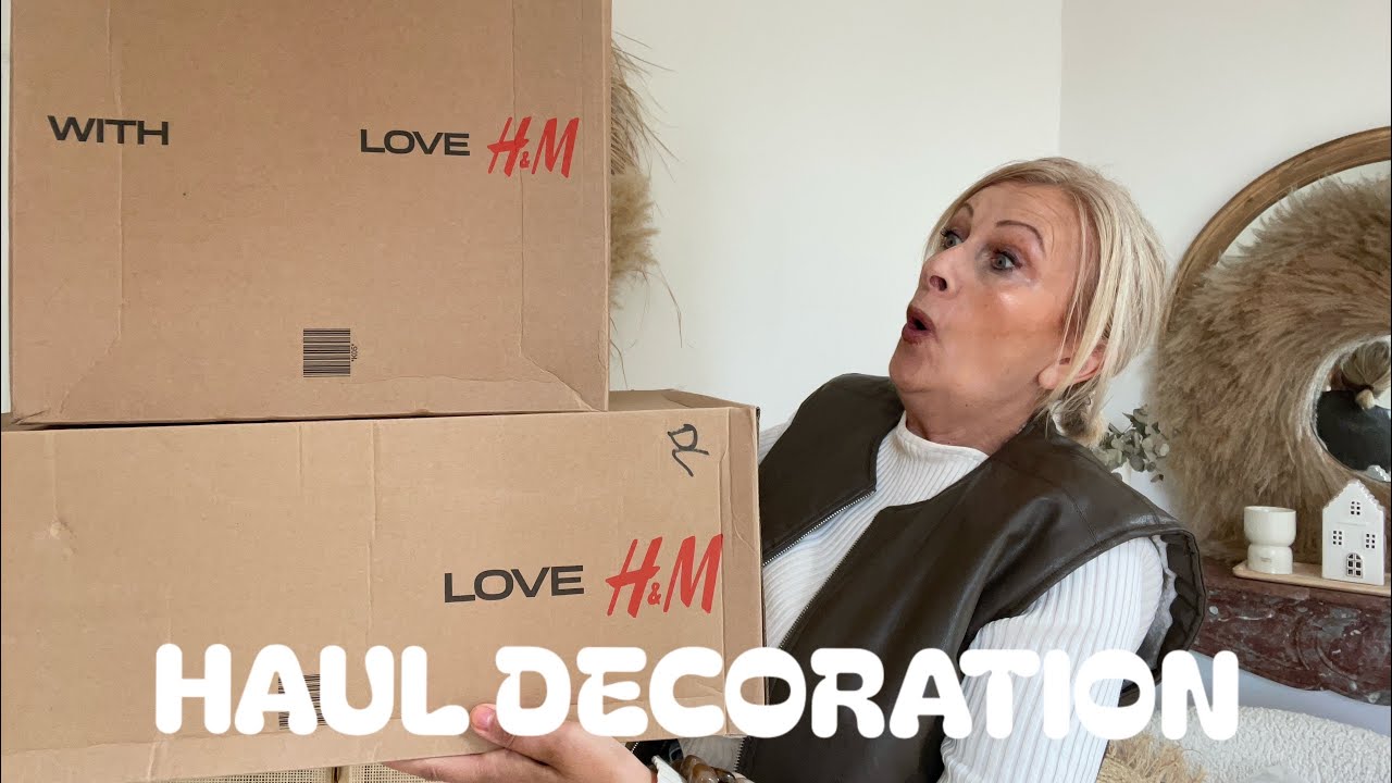 ÉNORME HAUL H&M HOME - DÉCORATION AUTOMNE 🍂 ET AMBIANCE COSY 