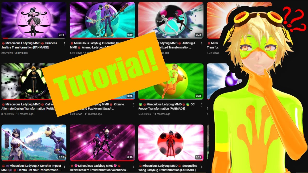 How to make Miraculous Ladybug transformations in MMD [Tutorial]