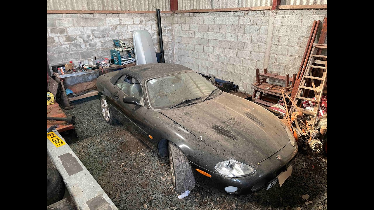 Park Dry Ice Blasting barn find - part 1 of 2001 Jaguar XKR restoration and putting it up for sale