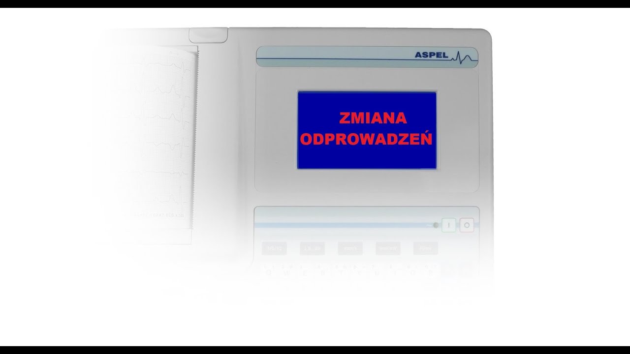 Jak zmienić grupy odprowadzeń w aparacie EKG Aspel Mint v.07.301 