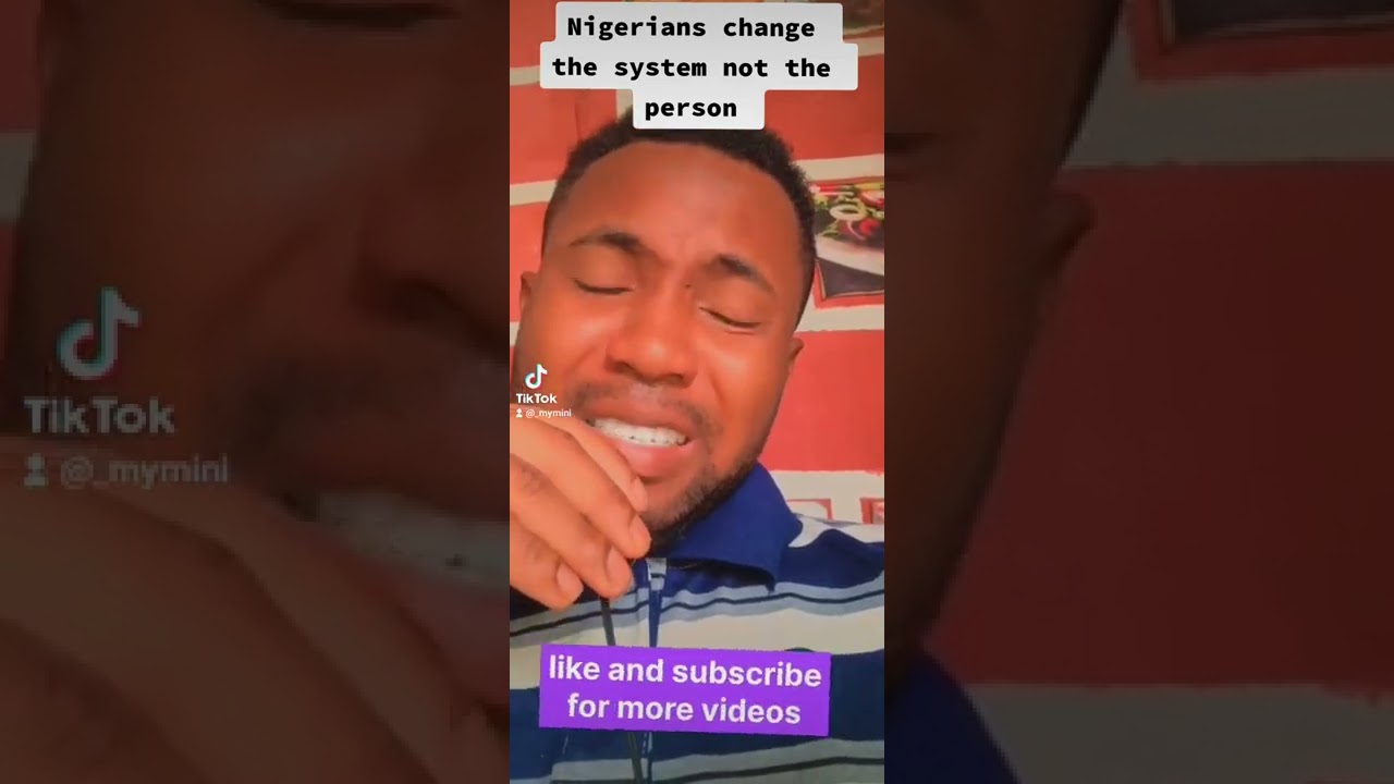 Nigerians change the system not the person #motivation #nigerian #youtubeshorts