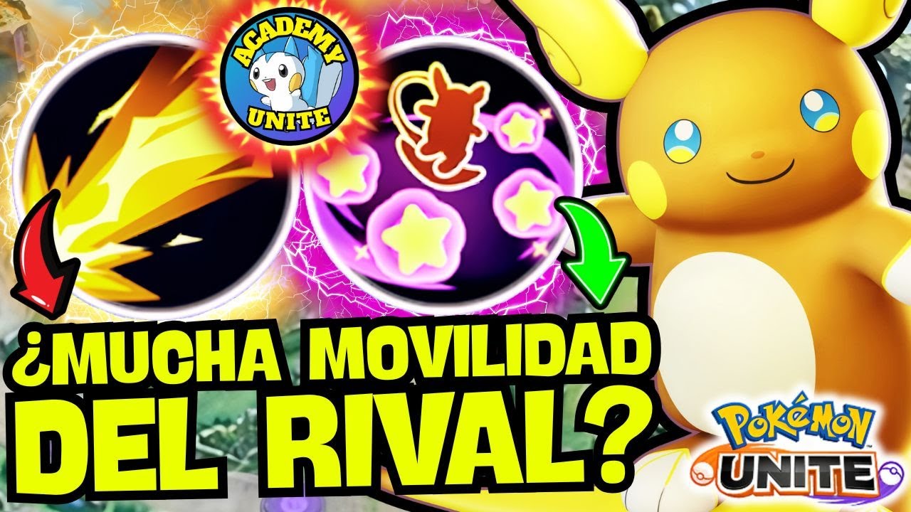 🥵¿EL RIVAL NO PARA DE MOVERSE?⚡COUNTEREA CON RAICHU DE ALOLA DE PODER RESERVA | Pokemon Unite
